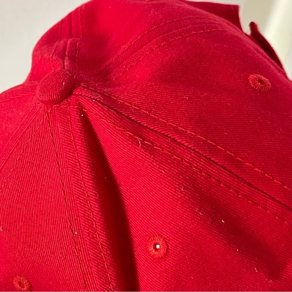 ROTHCO Marines baseball cap red with yellow embroidery One Size adjustable NEW - Picture 4 of 15